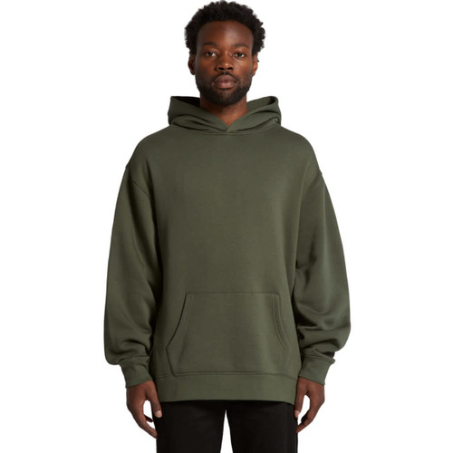 A green hoodie with a large front pocket and an adjustable hood, displayed on a model. A green hoodie with a large front pocket and an adjustable hood, displayed on a model.