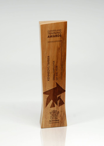 Australian Select Grade Blackbutt Baton Trophy 250mm Australian Select Grade Blackbutt Baton Trophy 250mm