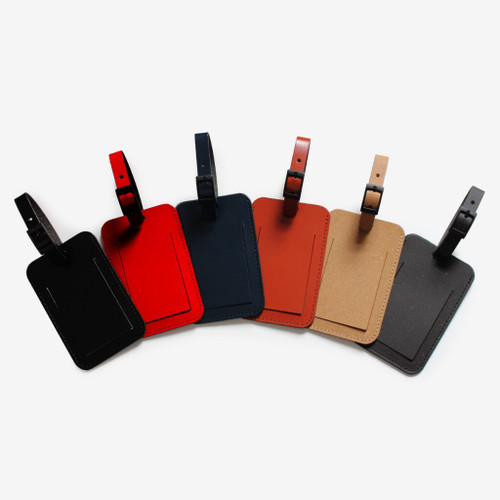 Corban & Blair Eco Leather Luggage Tag with Buckle Corban & Blair Eco Leather Luggage Tag with Buckle