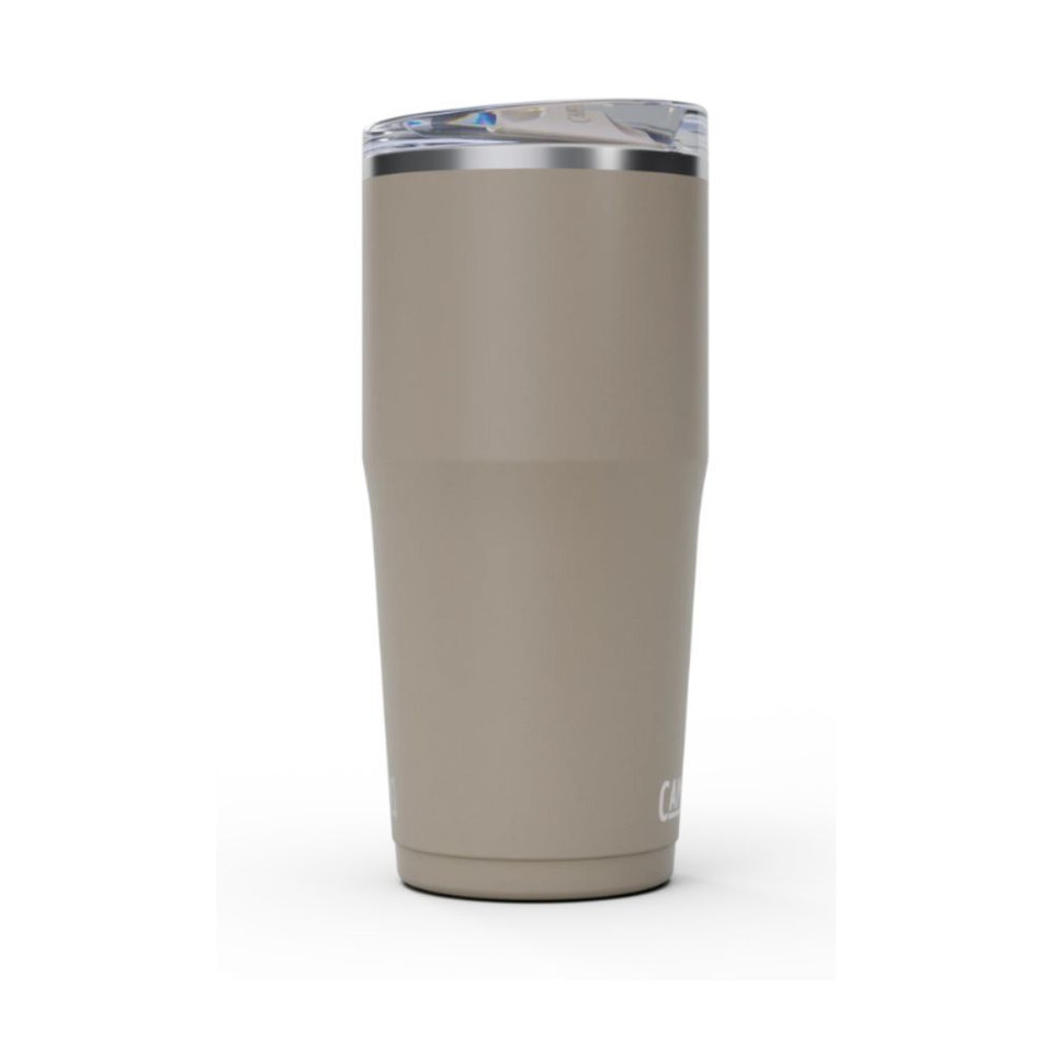 Stainless steel Camelbak tumbler in stone beige