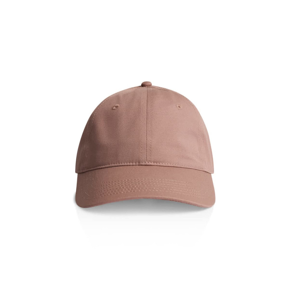 A brown cap with a classic design and a single logo on the front. Suitable for various casual occasions.
