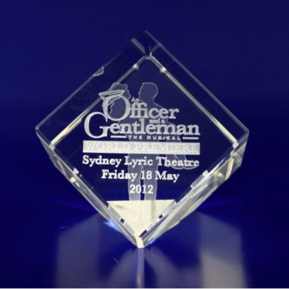 An Officer and a Gentleman musical premiere plaque Sydney Lyric Theatre 2012.