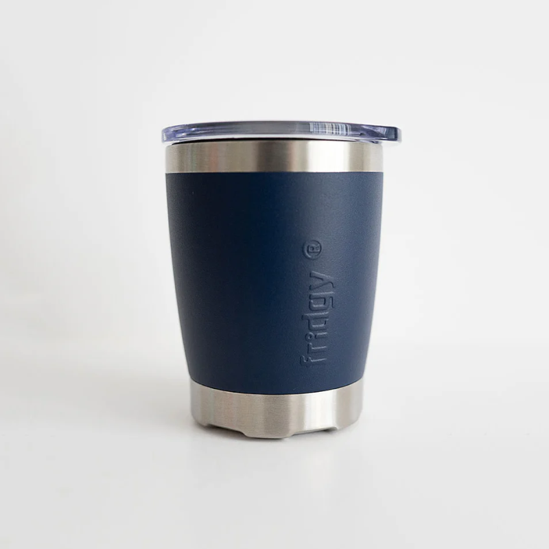 mini fridgy in tumbler in navy forge