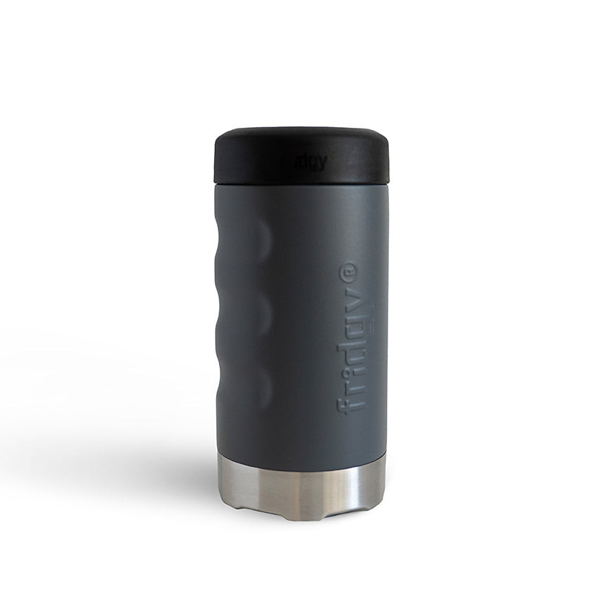fridgy SlimMate Slim Can Cooler - Stormy Grey