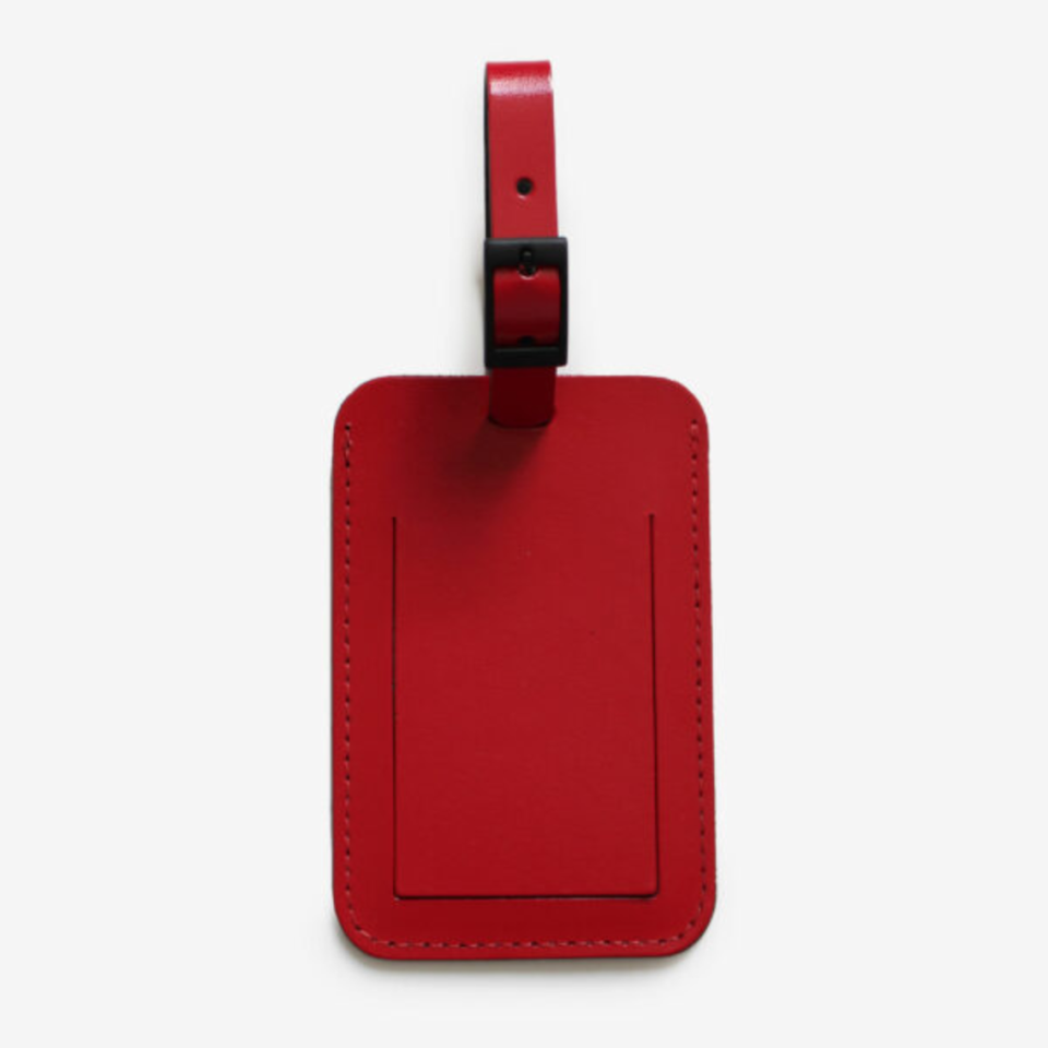 Corban & Blair Eco Leather Luggage Tag with Buckle