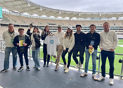 Happy look brilliant staff at optus stadium