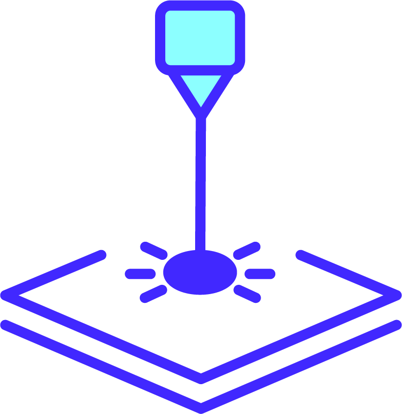 Imitation etching icon