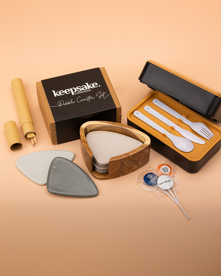 A collection of modern kitchenware items
