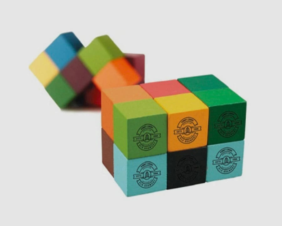 A colourful rubix cube