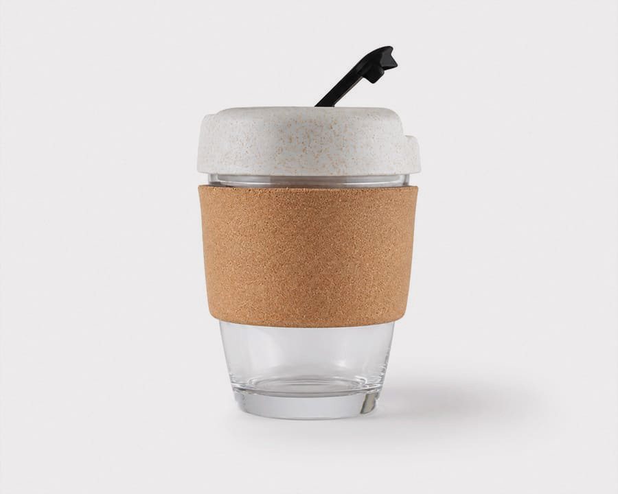 A vienna eco cork coffee cup