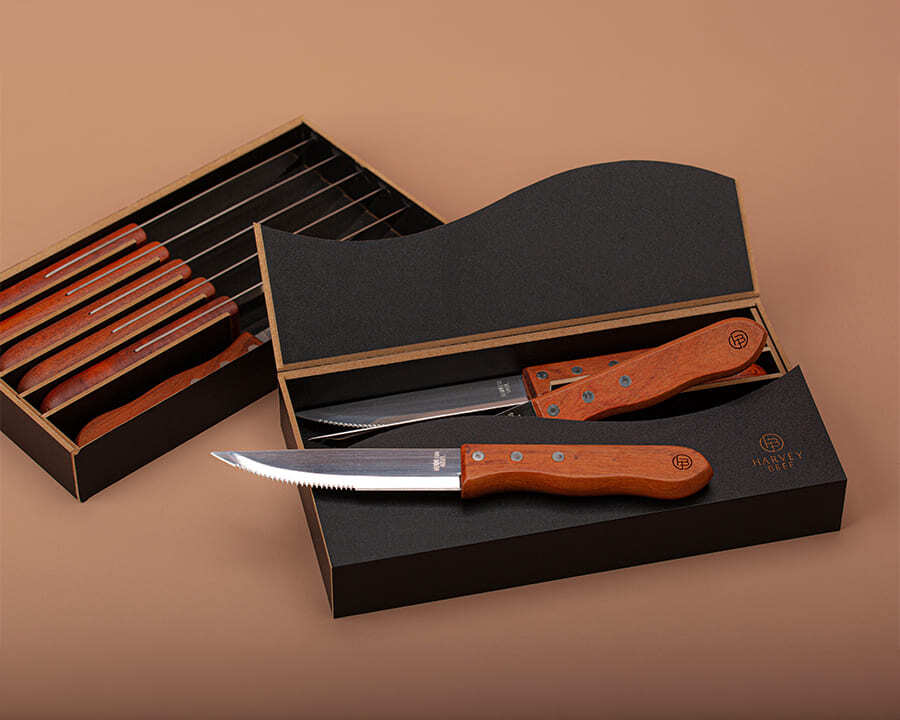Harvey Beef branded knives