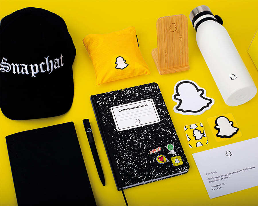 Snapchat branded merchandise
