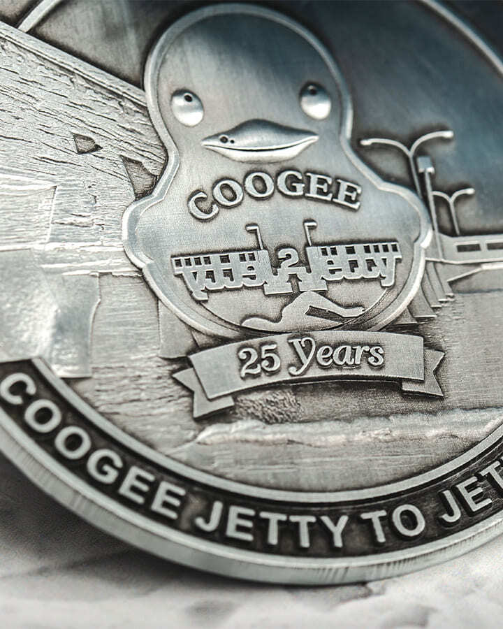 A Coogee Jetty 2 Jetty award medal