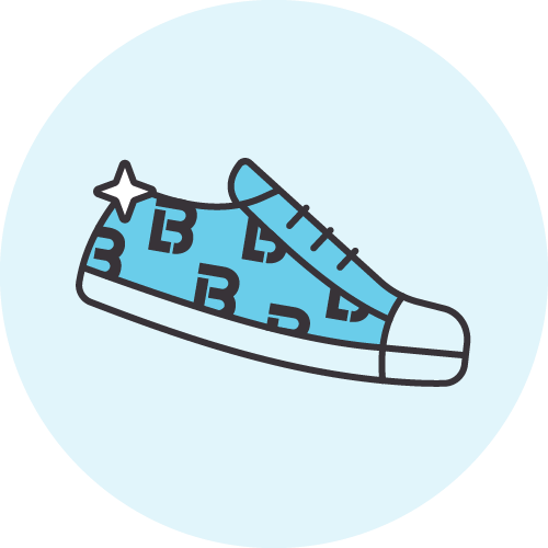 Custom sneakers icon