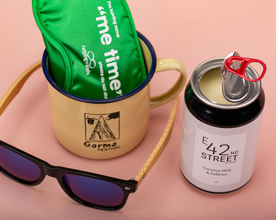 A collection of unique promotional items