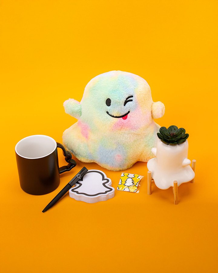 A collection of custom merchandise for snapchat