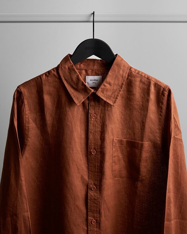 As colour linen shirt