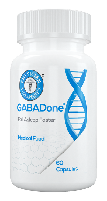 GABAdone® is a specially formulated Medical Food intended for the dietary management of the altered metabolic processes of sleep disorders (SD) associated with anxiety.