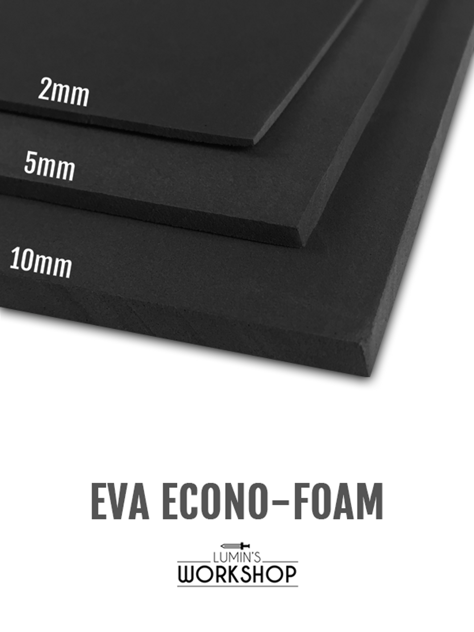 Econo EVA Foam 5mm Black