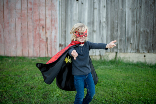 Bat Spider Reversible Cape Size 4-6