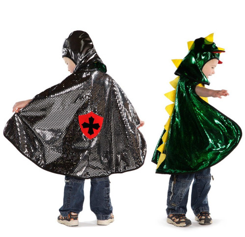Reversible Dragon/Knight Cape Reversible Dragon/Knight Cape