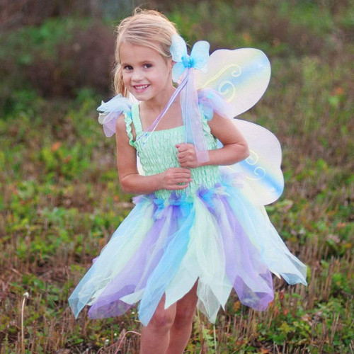 Green Butterfly Dress Size 5-6