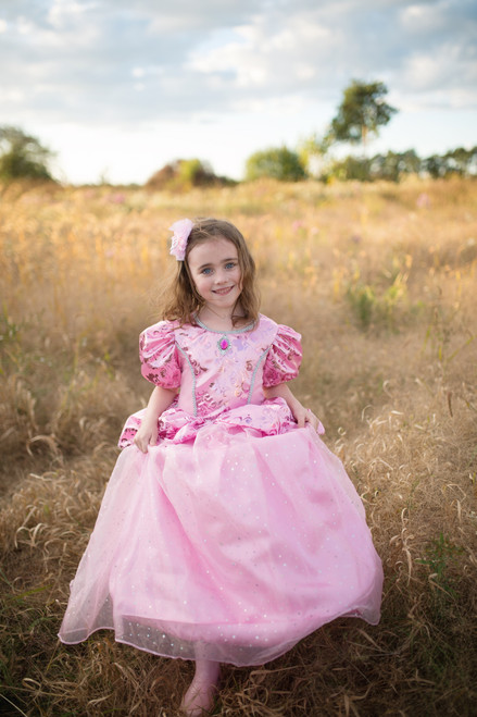 Royal Pretty Pink Princess Gown Size 7-8