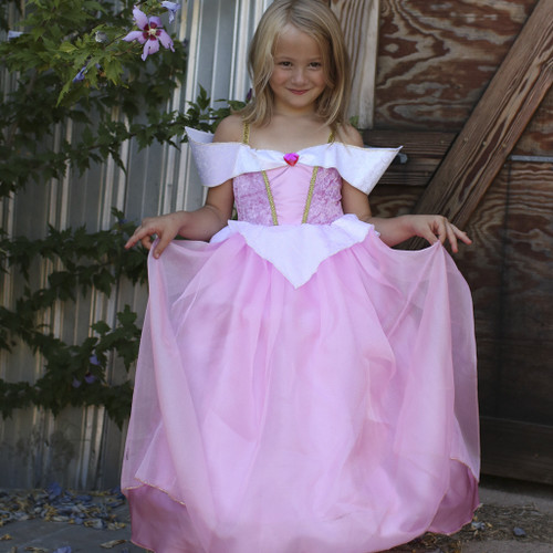 Deluxe Sleeping Beauty Gown Size 7-8