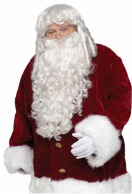 Super Deluxe Santa Wig and Beard