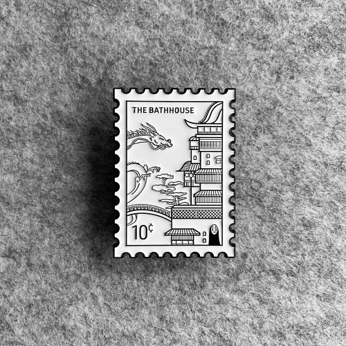 The Bathhouse Stamp Pin