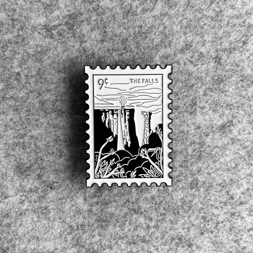 The Falls Stamp Pin