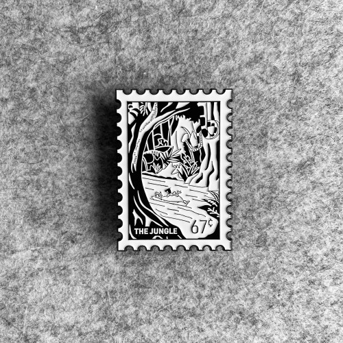 The Jungle Stamp Pin