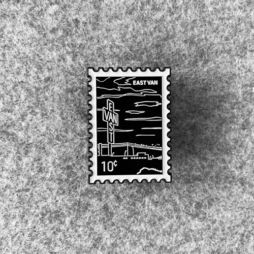 East Van Stamp Pin