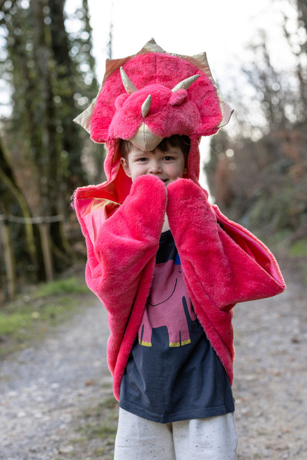Triceratops Cuddle Cape 3-4