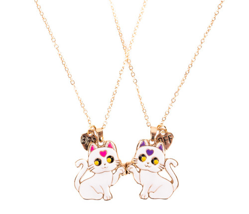 Smitten Kitten Tear and Share Necklace