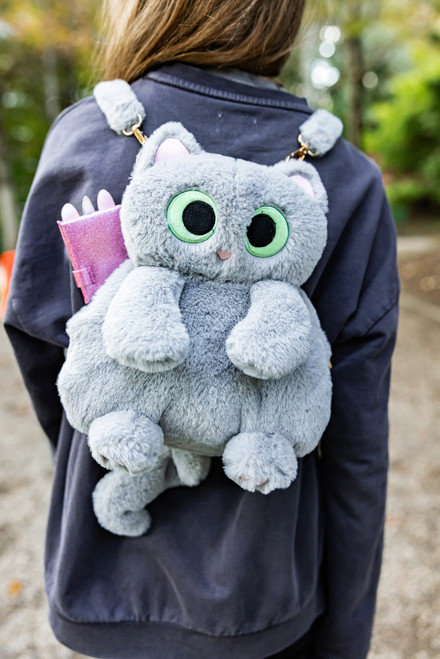 Grey Kitty Backpack