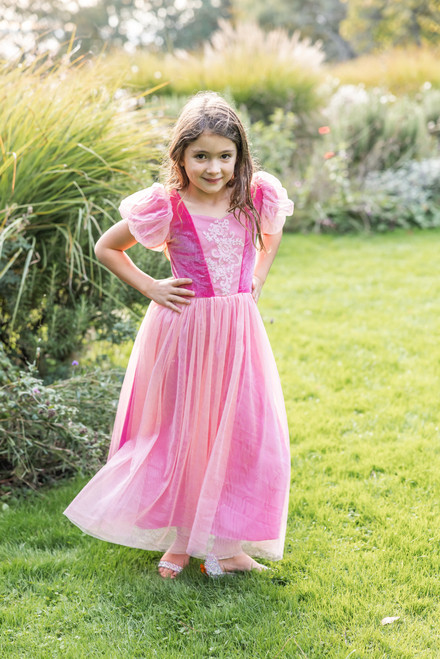 Rosé Sorbet Velvet Gown Size 3-4