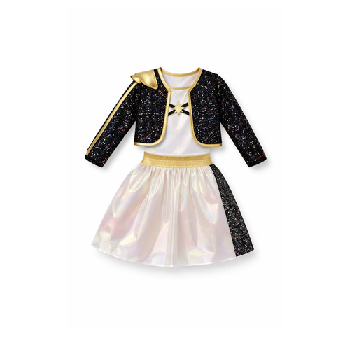 K-Pop Warriors Jacket Shirt and Skirt Size 7-8