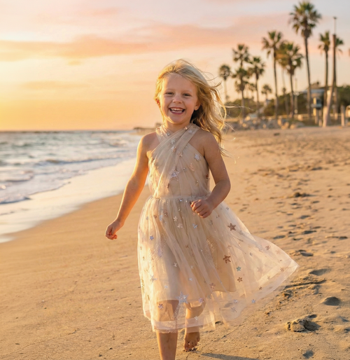 Silver Enchanted Era Dress Size 7-8