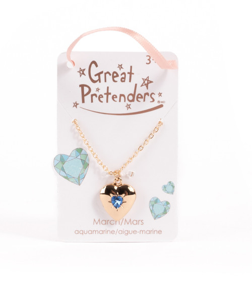 Necklace March Birthstone Locket