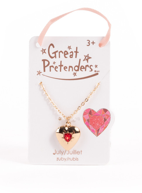 Necklace July Birthstone Locket
