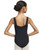 Capezio Wide Strap Bodysuit, shown in child size.