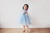 Blue Sequin Princess Gown Size 3-4