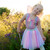 Rainbow Sequins Skirt Wings and Wand Set