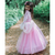Pink Rose Princess Gown Size 3-4