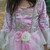 Pink Rose Princess Gown Size 7-8