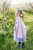 Lilac Sequins Cape Size 3-4