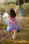 Blue Butterfly Twirl Dress Size 3-4