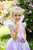 Butterfly Flutter Purple Skirt Set