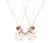 Smitten Kitten Tear and Share Necklace